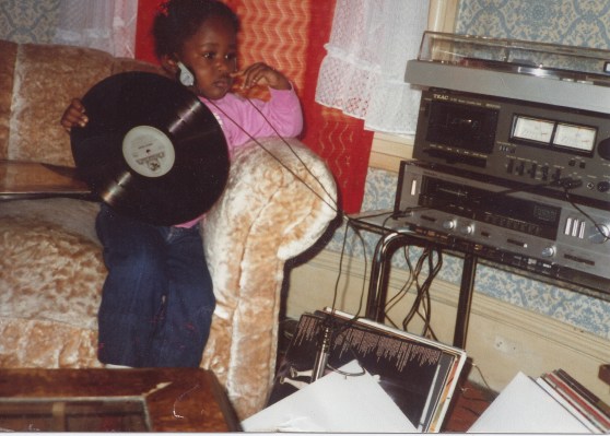 Songwriter Nana D. Kufuor as a toddler