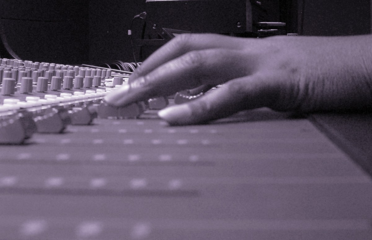 Hands on SSL fader - Nana D. Kufuor